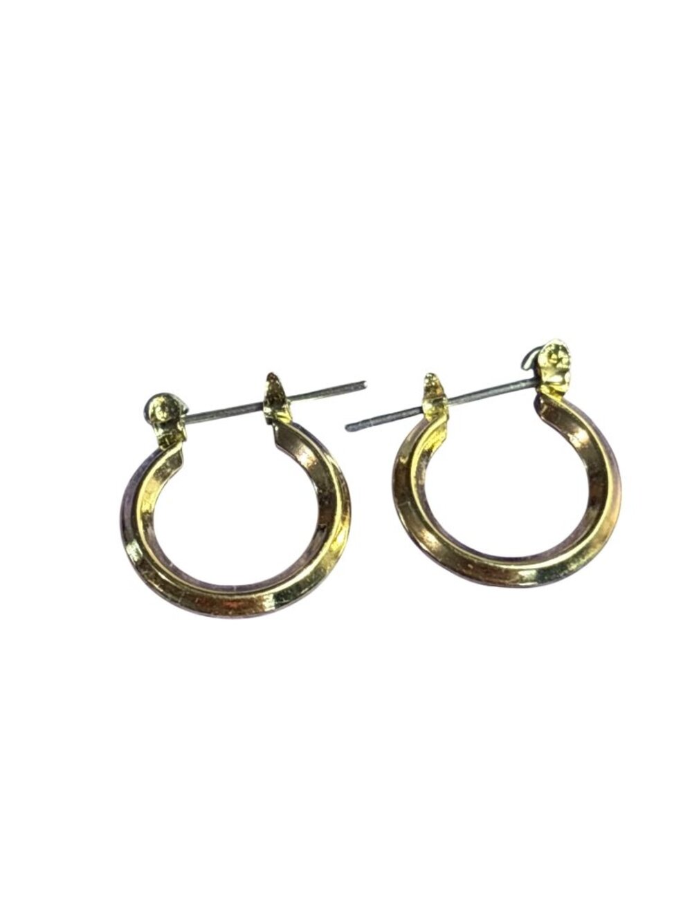 Goldtone Hoop Earrings 5/8 inch